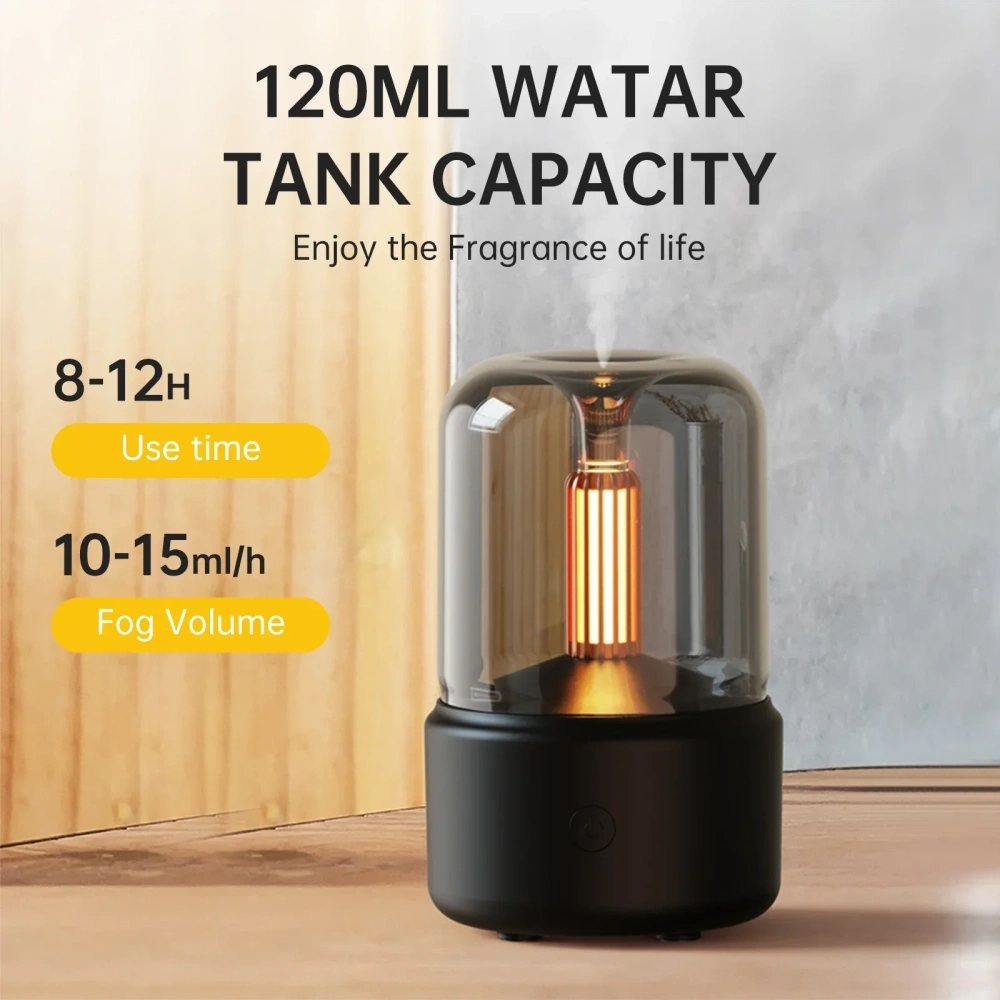 Portable Mini Aroma Diffuser USB Air Humidifier Essential Oil Night Light Cold Mist Maker Sprayer for Home Gift