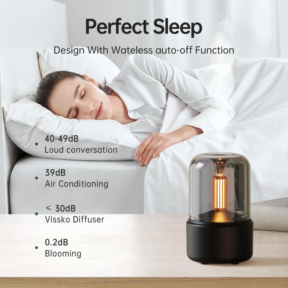 Portable Mini Aroma Diffuser USB Air Humidifier Essential Oil Night Light Cold Mist Maker Sprayer for Home Gift
