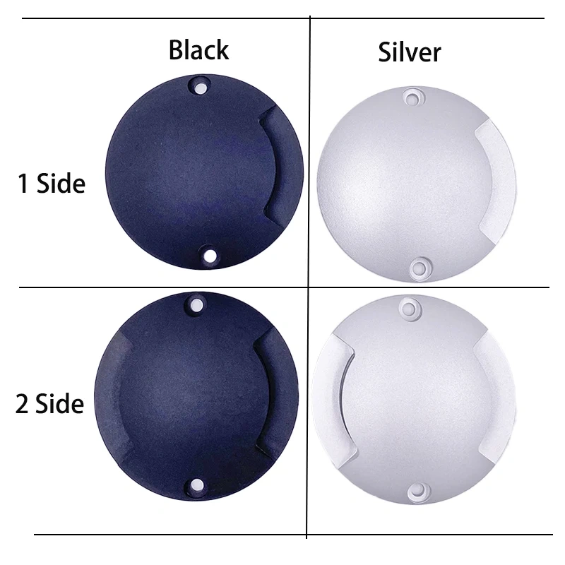 1W 2W 12V Outdoor Waterproof Slim Type LED Underground Light Garden Terrace Lawn Light Staircase Platform Ground Light Spotlight