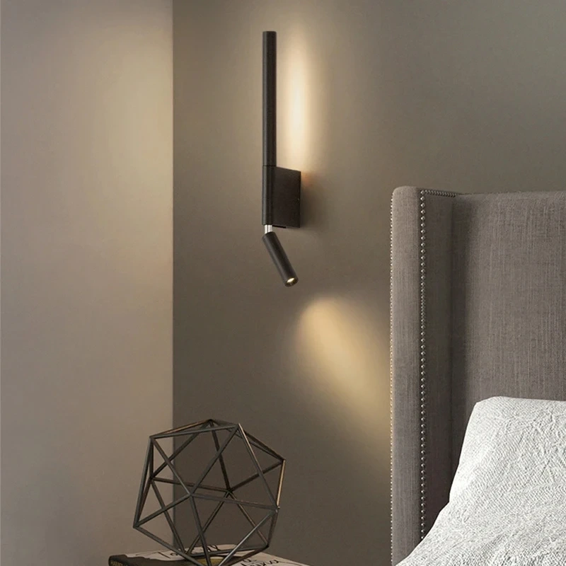 Wall Light Adjustable Bedside Decor Wall Lamp up down Led Wall Sconce, Alumiunm Light Fixture for Bedroom Bedside Living Room