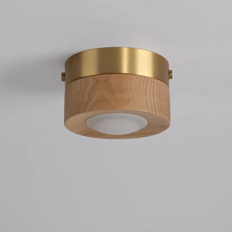 corridor lamp Walnut ceiling lights ash wood led lights for room living room Spotlights Porch light home decor lighting