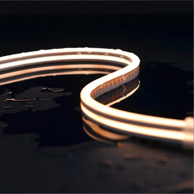Popular 0410 White Neon Tube 5mm Width LED Neon Strip for Decoration Voice Control Copper Body