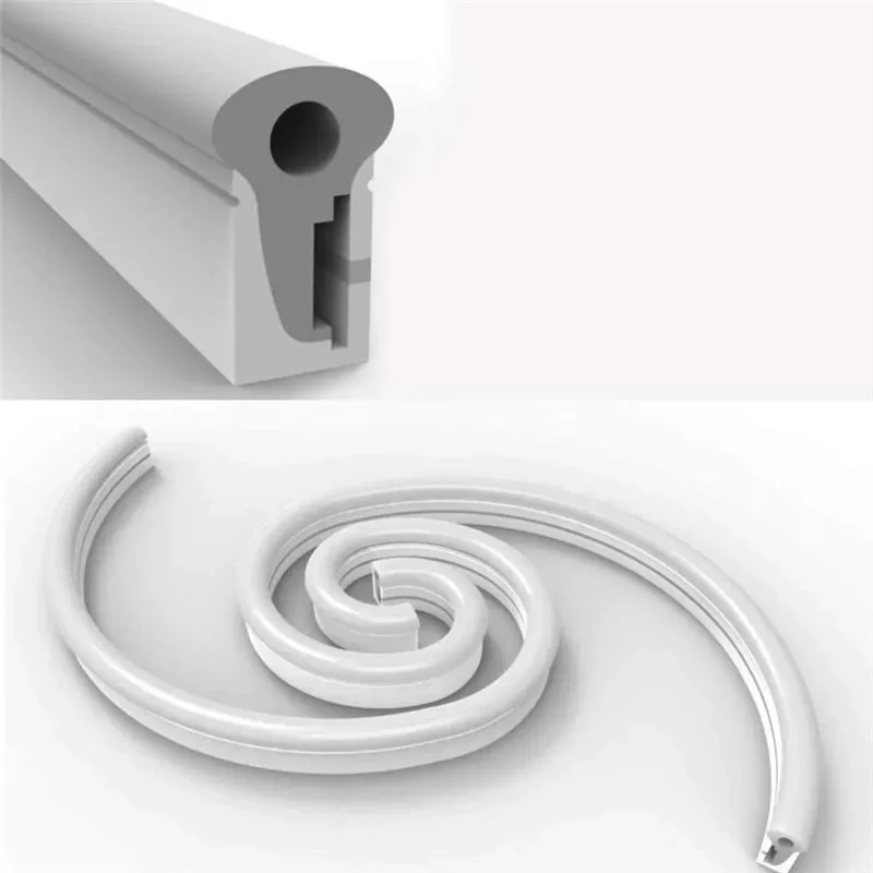 LED Neon Flexible Silicone Tube for SMD 5050 2835 3528 Bright Neon Light Strip for Signs and Decorations