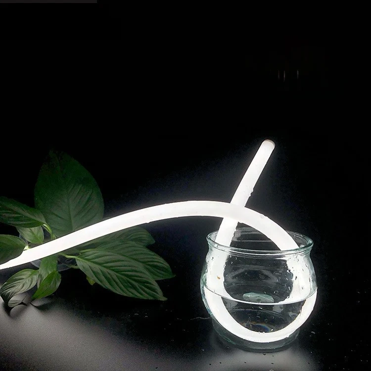 White Light 360-degree Circular Flexible Silicone Neon Strip Arbitrary Modeling Flexible Neon Light Led  Colored Lights 	rgb