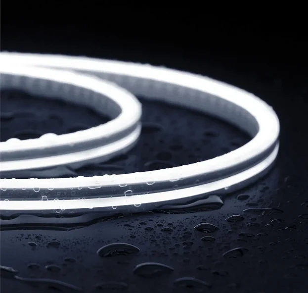 Popular 0410 White Neon Tube 5mm Width LED Neon Strip for Decoration Voice Control Copper Body