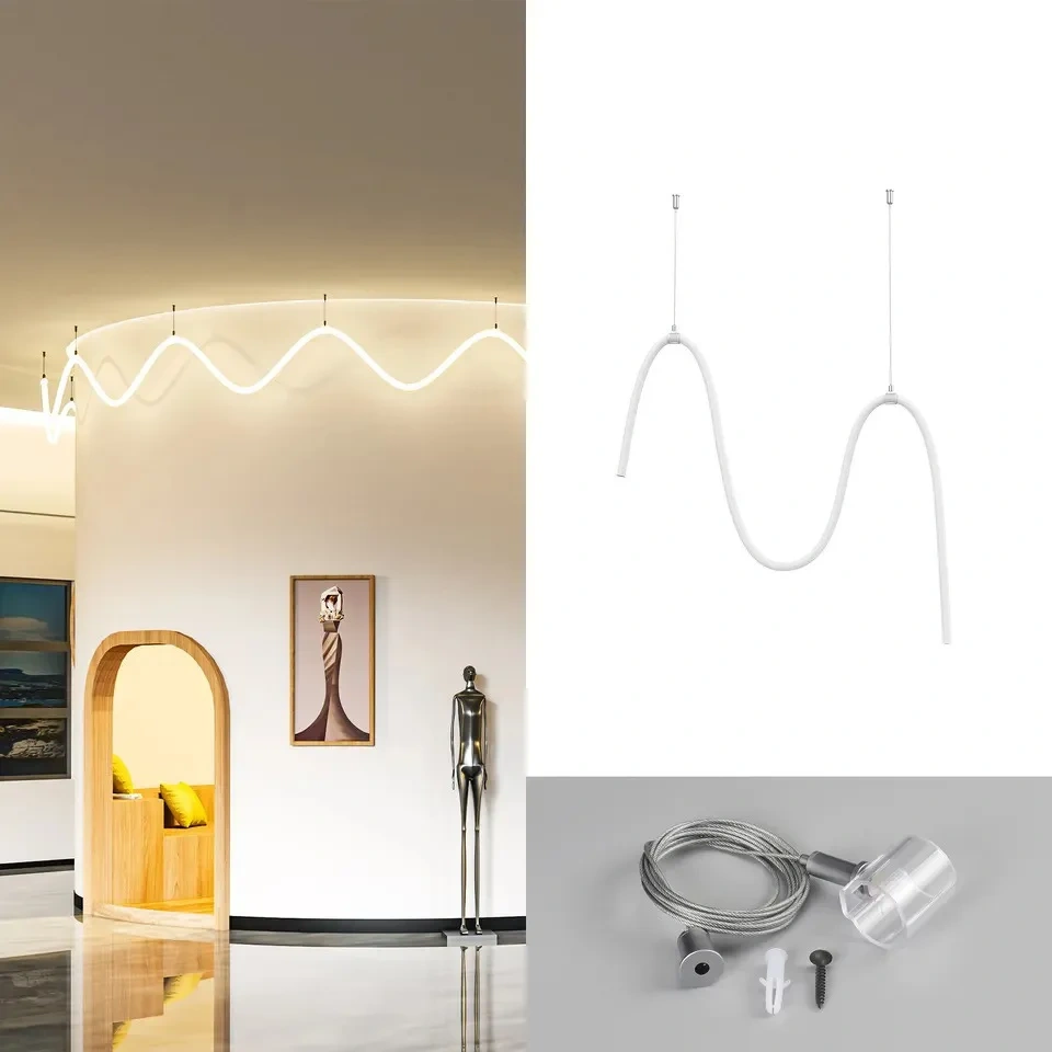 360 Degree Glowing Round LED Neon Tube Rope Lamp Flexible Silicone Channel WS2811 WS2812B Soft IP65 Outdoor Tape Strip Lights