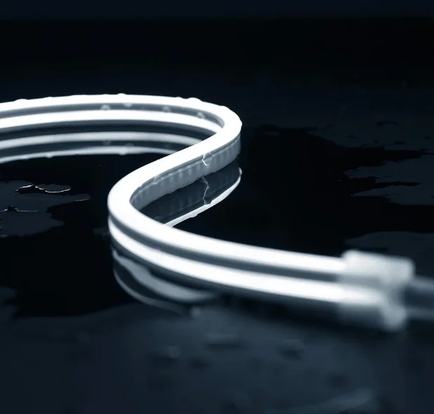 Popular 0410 White Neon Tube 5mm Width LED Neon Strip for Decoration Voice Control Copper Body