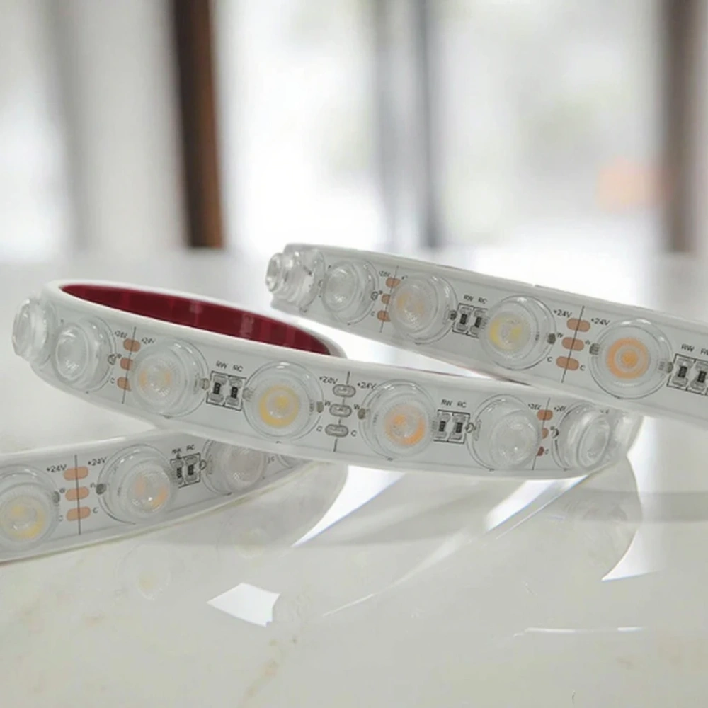 New Arrival Multiple Angles CCT Flexible Wall Washer LED Strip Light DC24V SMD5050 42Leds/m IP67 Waterproof Wall Washer Copper