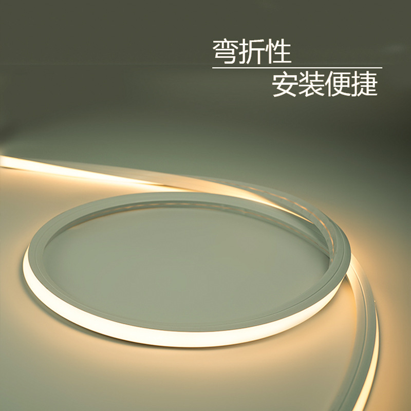 1010 Flexible 1212  White LED Strip 12V 24V Neon Rope Light Outdoor Contour Stair Lamp Flexible Light Strip
