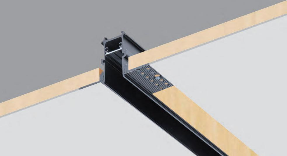 customized 16mm series bottom line magnetic track rail