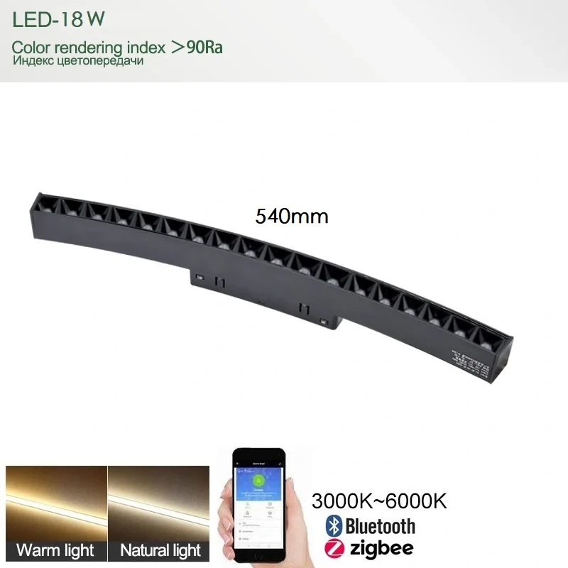 N8 Modern Round Magnetic Track Lights design led Lamp Magnetic Rail Ceiling System Indoor Track Lighting Spot Rail Spotlights