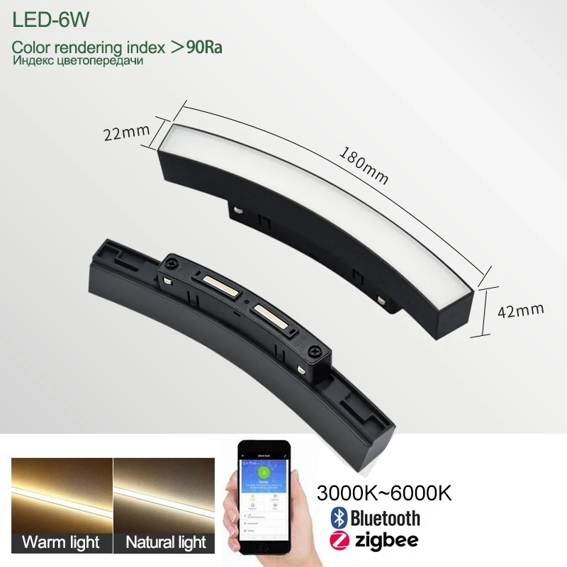 N8 Modern Round Magnetic Track Lights design led Lamp Magnetic Rail Ceiling System Indoor Track Lighting Spot Rail Spotlights