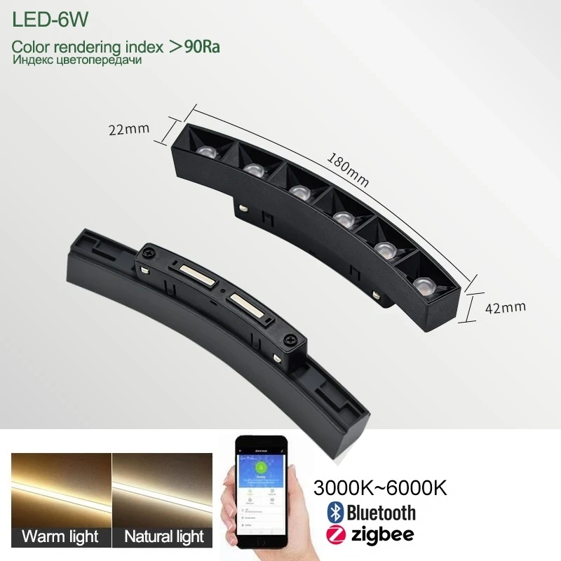 N8 Modern Round Magnetic Track Lights design led Lamp Magnetic Rail Ceiling System Indoor Track Lighting Spot Rail Spotlights