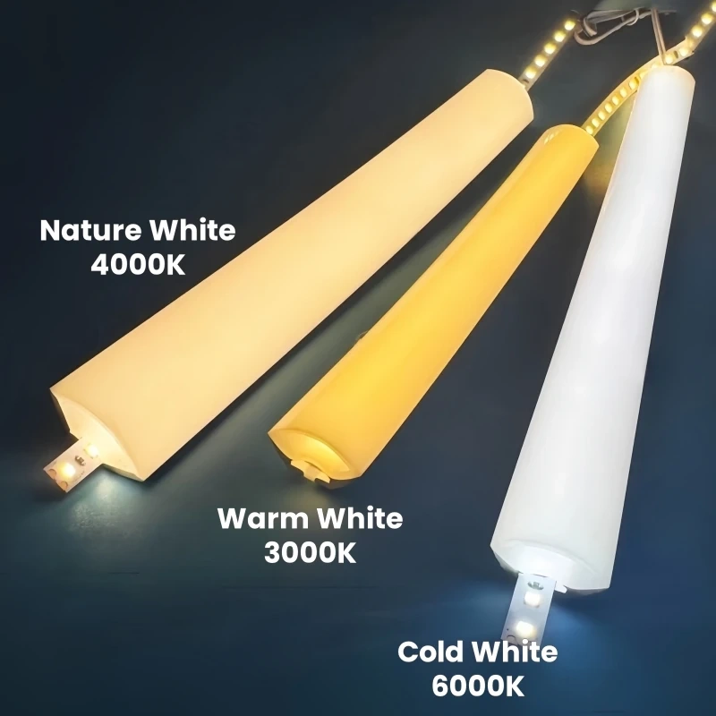 V-Shaped LED Neon Rope Lamp Flexible Silicone Tube Diffuser Channel DC12V Waterproof Cabinet Stair Corner Decor Neon Strip Light