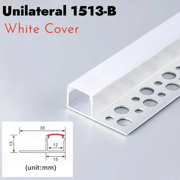 Borderless Ceiling Edge LED Aluminum Profile Recessed Embedded Channel Black Diffuser Wall Floor Stair Bathroom Bar Strip Lights