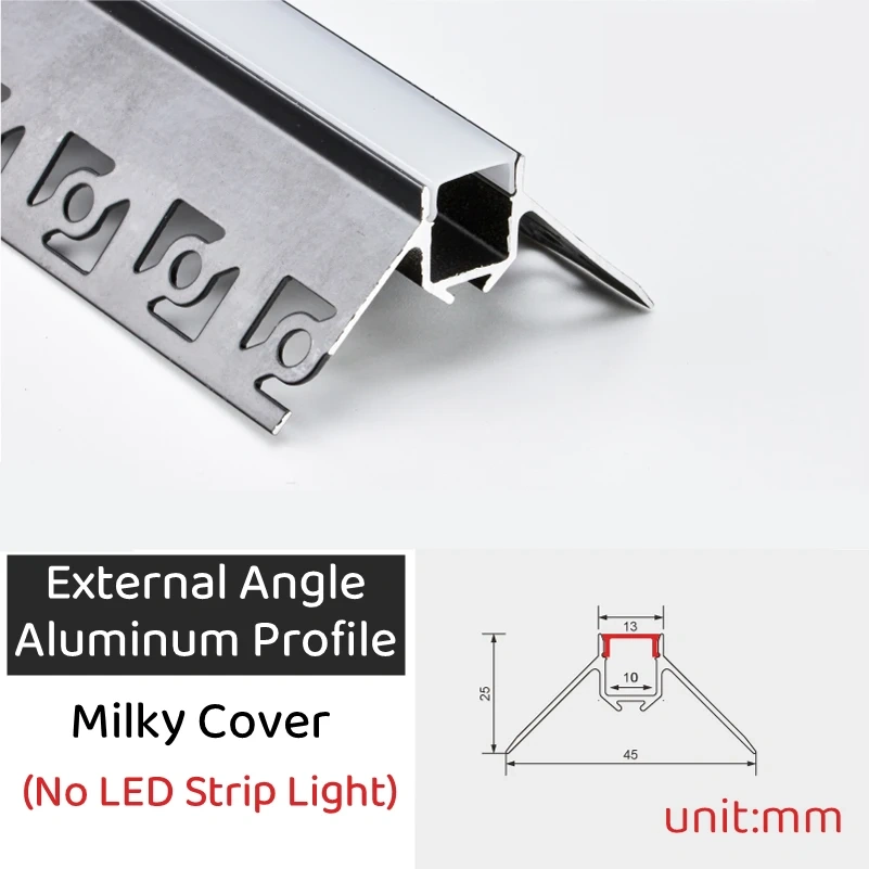 0.5m/1m/pcs Rimless Black LED Aluminum Profiles Invisible Embedded Ceiling Drywall Channels Wall Decor Bar Linear Strip Lighting