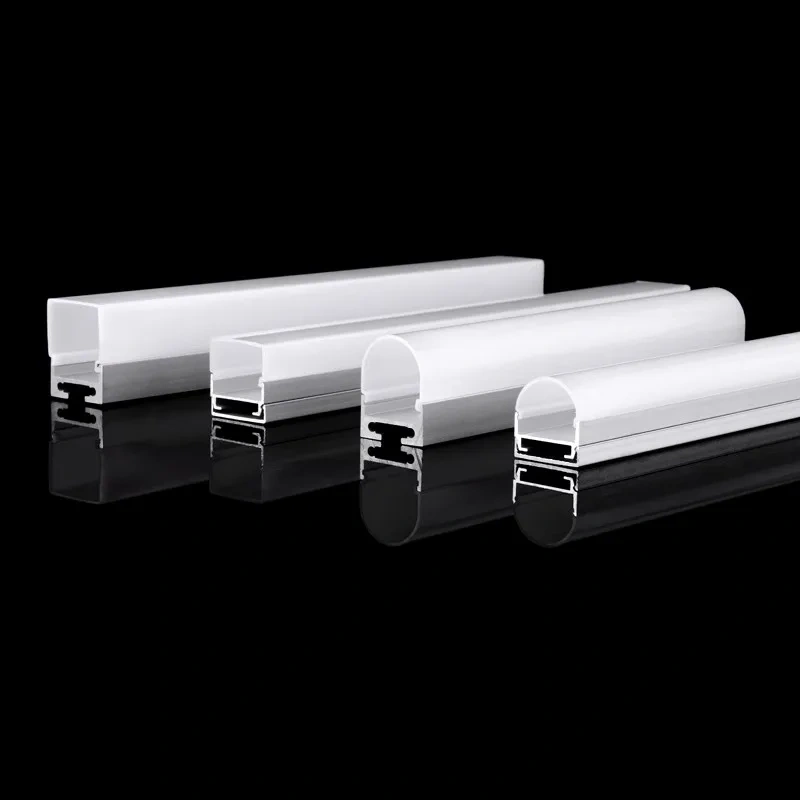 270 Luminescence Circular Led Aluminum Profile 20/30/40Mm Led Channel Diffuser Linear Bar Light Long Strip Pendant Lamp Tubes