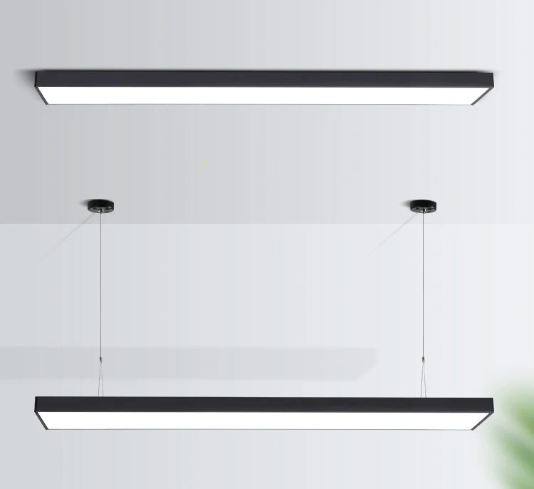 radar Sensor Chandeliers Pendant Light 4ft 18/36w Body-motion Ceiling Lamp for Garage Gym Warehouse Pendant Light