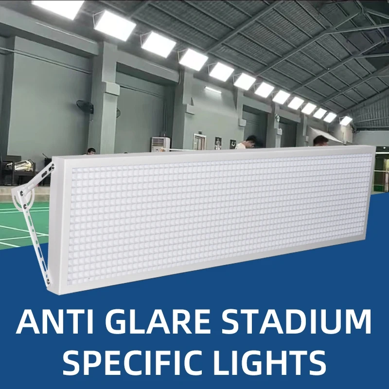 Indoor Badminton Court Light Anti-Glare LED Shadowless Honeycomb Grid Design Ping-Pong Gymnasium Aluminum Material Pendant AR111