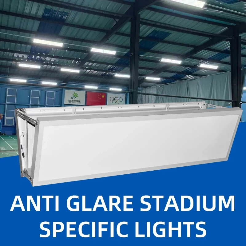 Indoor Badminton Court Light Anti-Glare LED Shadowless Honeycomb Grid Design Ping-Pong Gymnasium Aluminum Material Pendant AR111