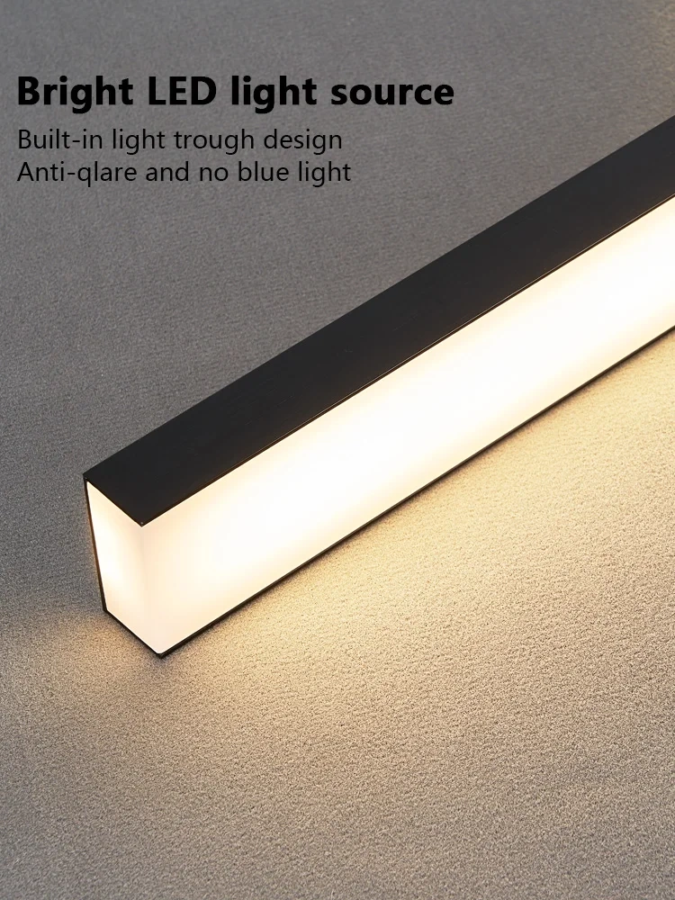 Linear Chandelier Modern LED lapms Ceiling Suspension Lighting Dining Room Lights Suitable for Restaurant Kitchen Island Bar