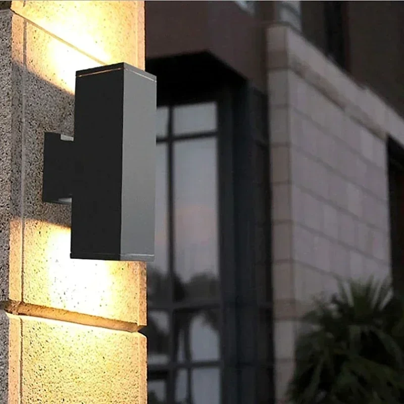10W 20W Square Outdoor Wall Light Aluminum Waterproof IP65 AC100-240V High CRI Long Life