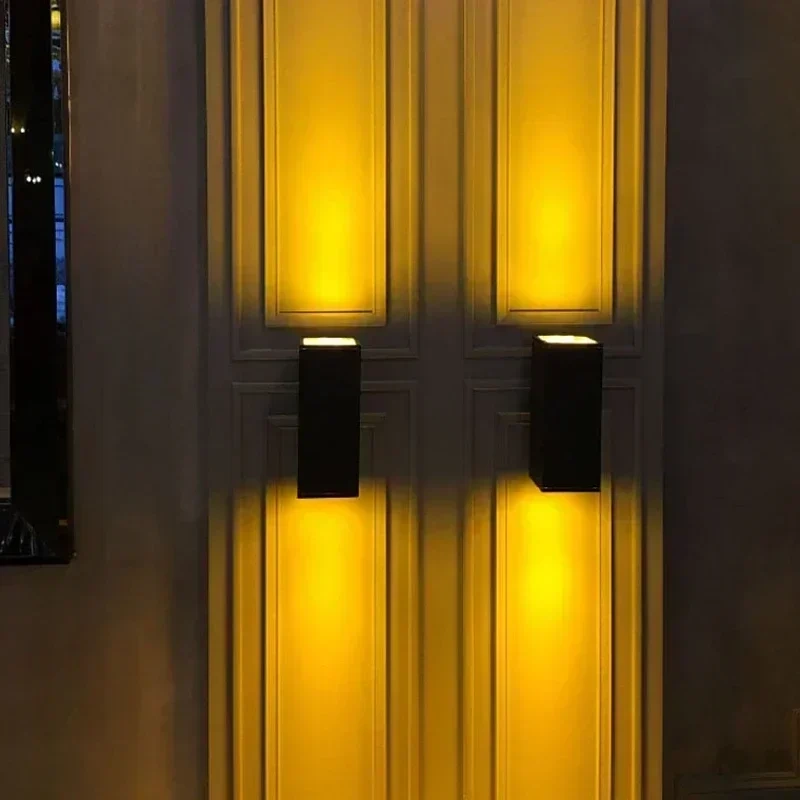 10W 20W Square Outdoor Wall Light Aluminum Waterproof IP65 AC100-240V High CRI Long Life