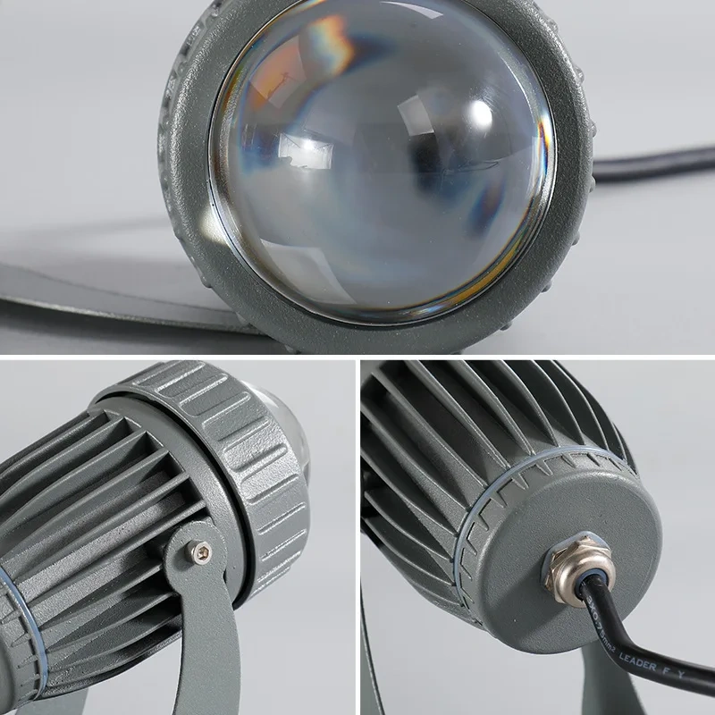 Outdoor LED Garden Wall Spotlights 20W Landscape Lighting AC220V 110V 12V  Red Green Blue RGB IP65 Waterproof One Beam Lights