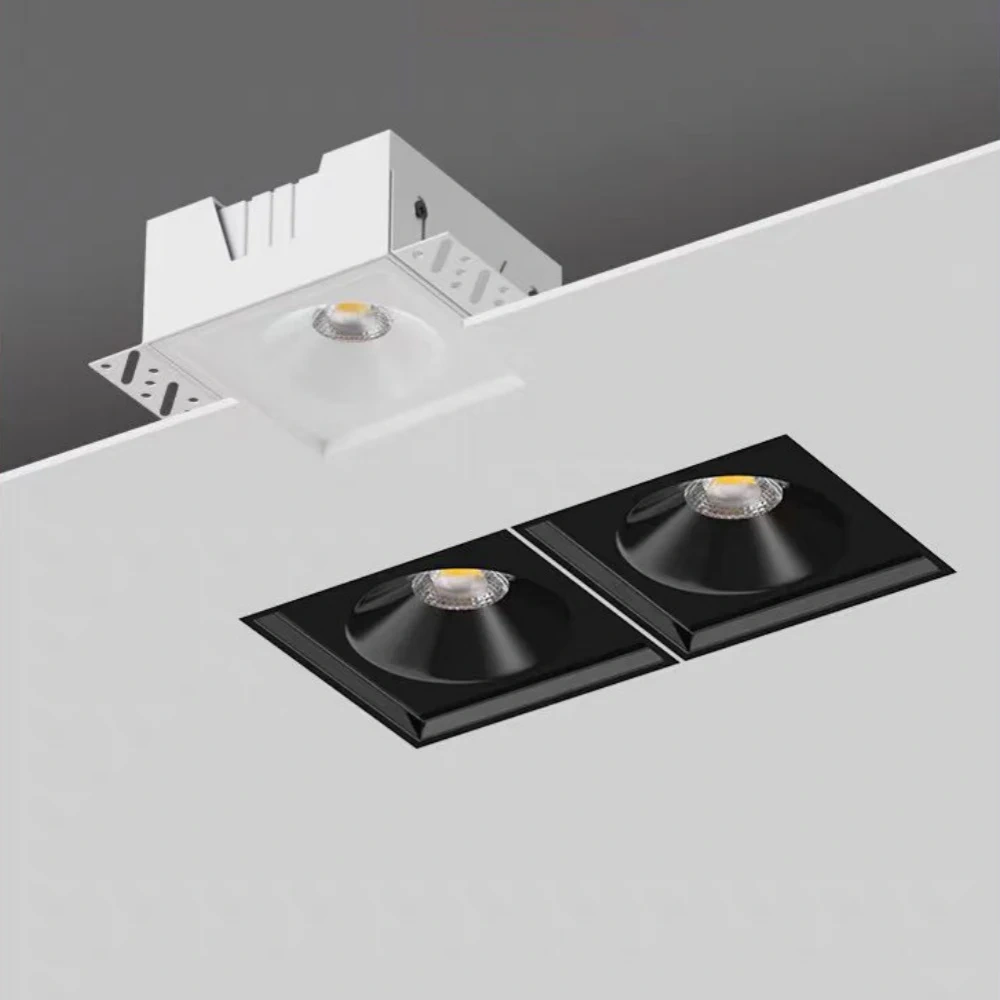 LED remote control dimming and color matching ultra-thin tube light spotlight for household anti glare tube light
