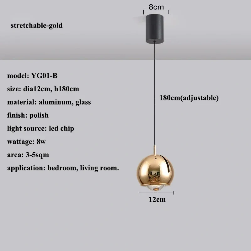 Modern Stretchable Led Pendant Lights Living Room Chandelier Lighting Home Decor Bedroom Bedside Lamparas Hanging Lamp Luminaire