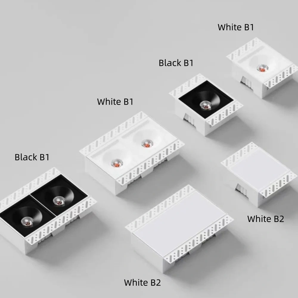 LED remote control dimming and color matching ultra-thin tube light spotlight for household anti glare tube light