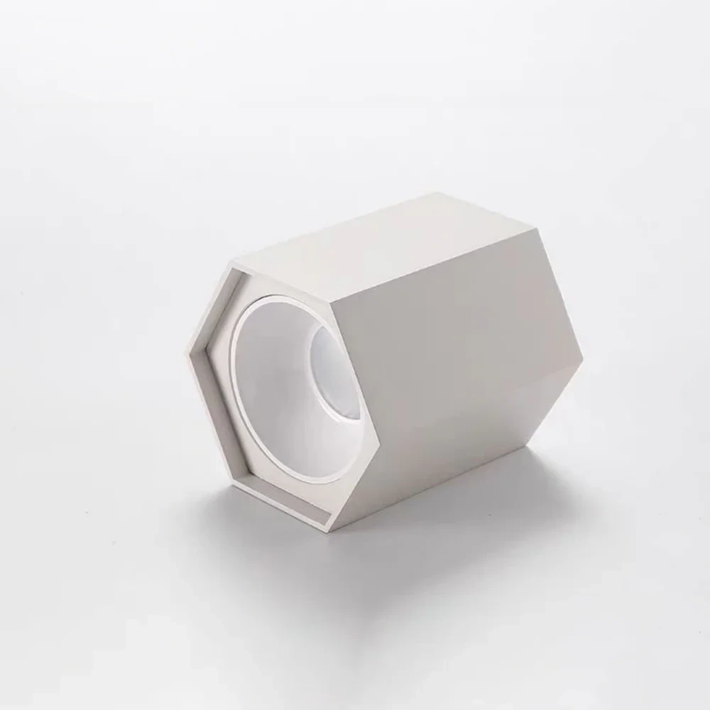 Surface mounted tube light hexagonal ceiling mounted spotlight household LED tube light LED surface mounted spotlight