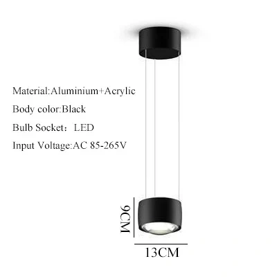 modern Adjustable Hanging Suspension Pendant Light for Kitchen Island Dining Room Bar Table Bedroom Bedside LED Lighting lustre