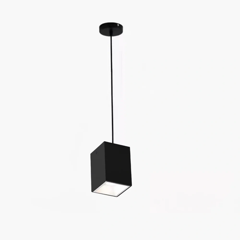 Dimmable 9W/12W Square Surface LED COB Tube Light for Indoor Lighting AC110V/220V Ceiling Mounted Hanging Line Spot without Open