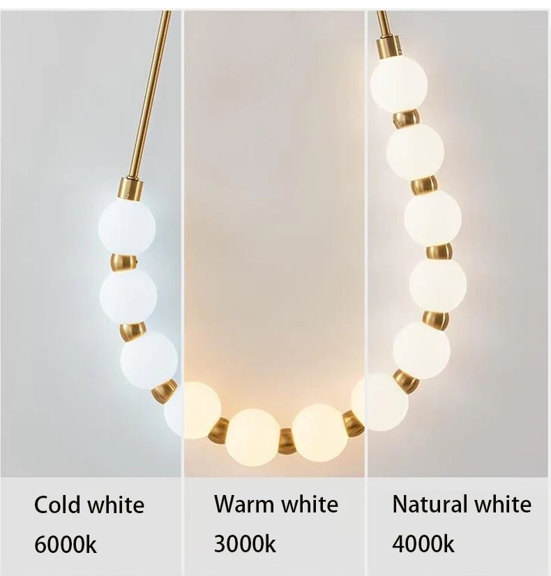 Creative Wall lamp Necklace lamp Background decoration lamp Modern Simple Bedroom Bedhead  Wall lamp living room