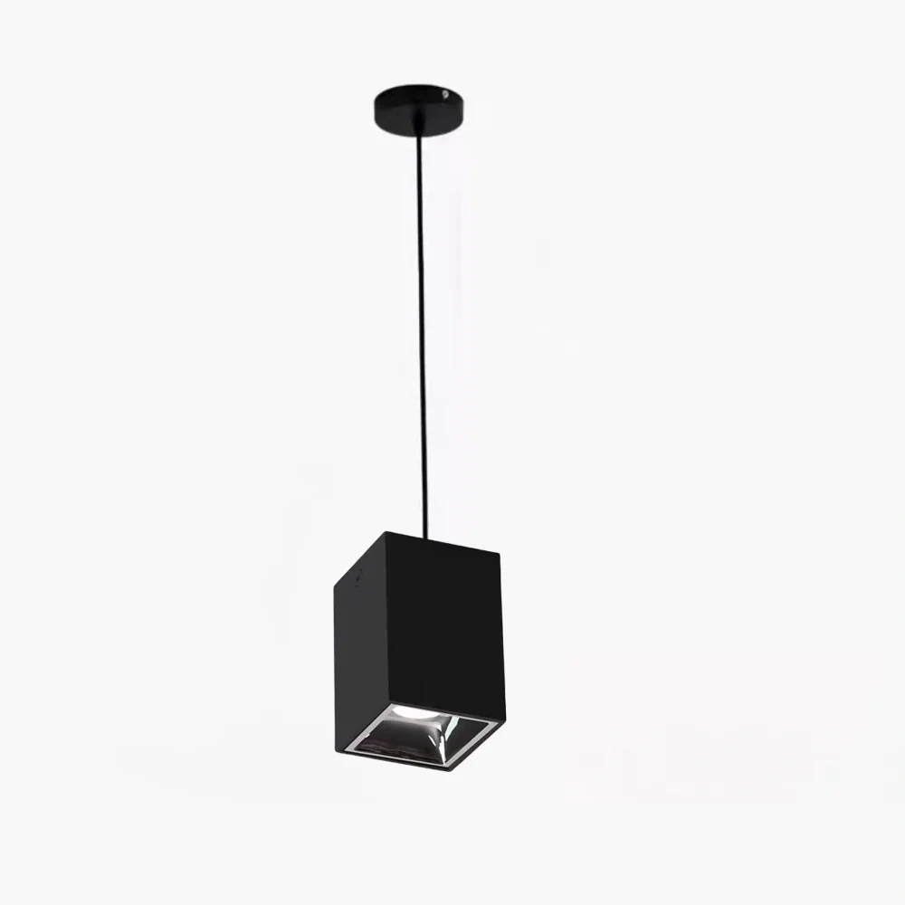 Dimmable 9W/12W Square Surface LED COB Tube Light for Indoor Lighting AC110V/220V Ceiling Mounted Hanging Line Spot without Open