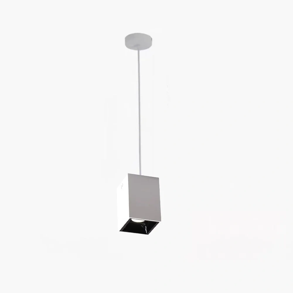 Dimmable 9W/12W Square Surface LED COB Tube Light for Indoor Lighting AC110V/220V Ceiling Mounted Hanging Line Spot without Open