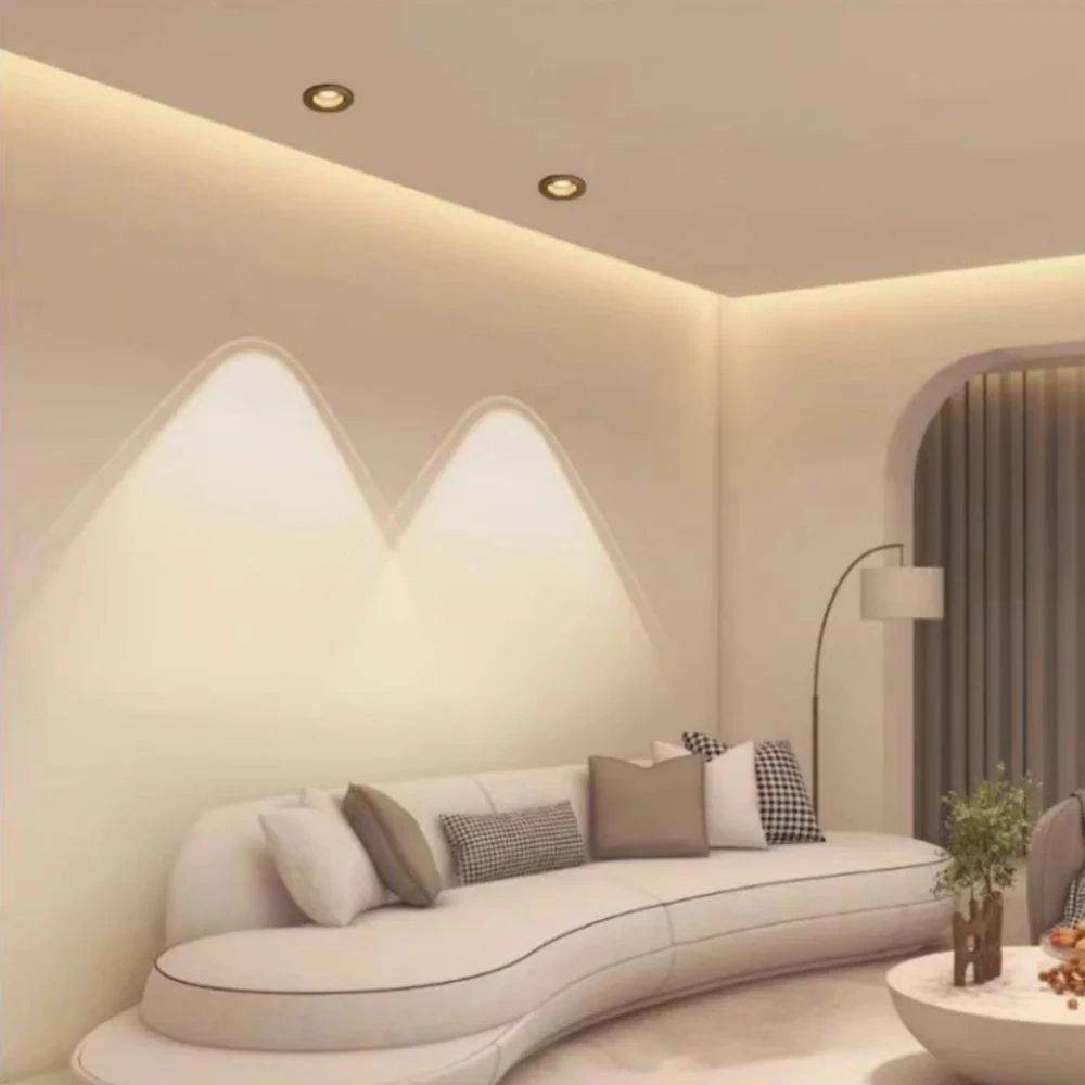 Dimming LED spotlight embedded ceiling light anti glare AC90V-265V room decoration light living room home lighting