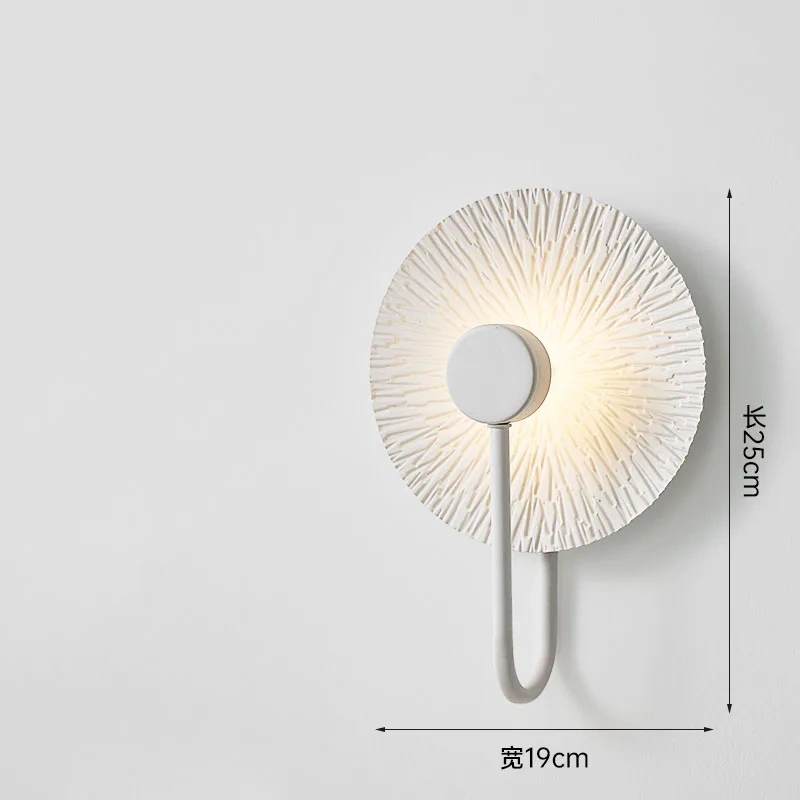 Bedside Wall lamp Leaf lamps bedroom, living room, background wall, corridor Atmosphere Wall light