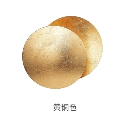 Modern Moon Eclipse LED Wall Sconce | Luxury Gold Copper Round Wall Light | Creative Backlit Ambient Lamp for Bedroom Bedside, Corridor, Aisle, Living Room