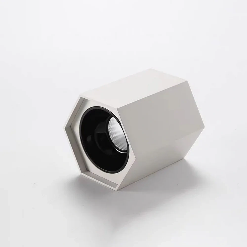 Surface mounted tube light hexagonal ceiling mounted spotlight household LED tube light LED surface mounted spotlight