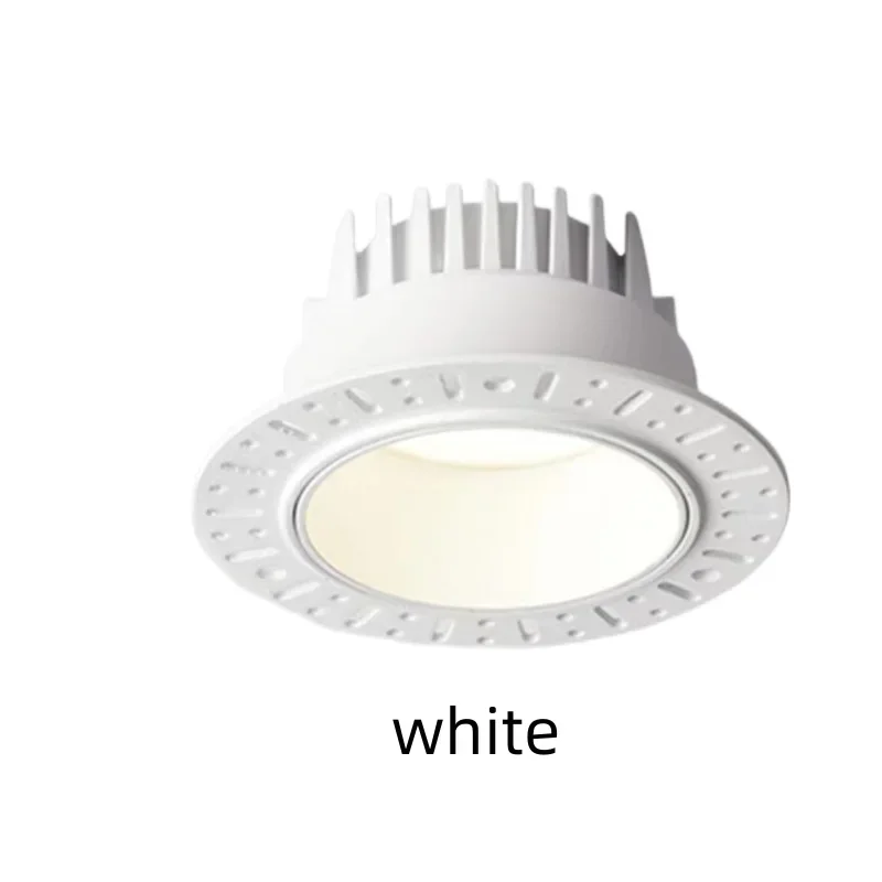 Dimmable Anti-Glare LED Downlights Recessed 7W 10 12 15 18 20 Ceiling Spot Lights Aluminum Borderless Lamp Indoor Lighting