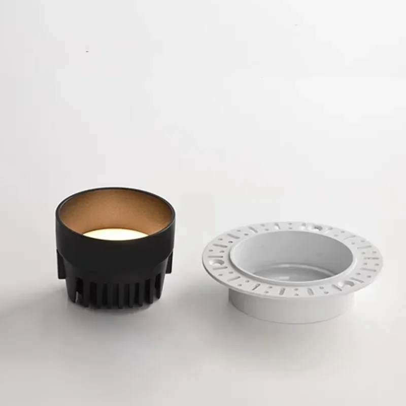 Dimmable Anti-Glare LED Downlights Recessed 7W 10 12 15 18 20 Ceiling Spot Lights Aluminum Borderless Lamp Indoor Lighting