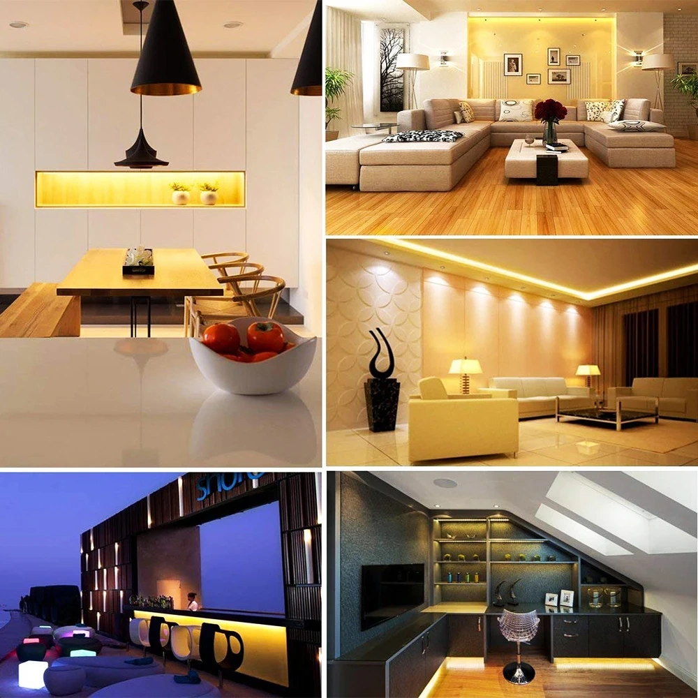 3mm 5mm COB LED Strip 12V 24V Dimmable 3000K 4000K 6000K High Density Flexible LED Light For Home Decor RA90 LED Strip Lights