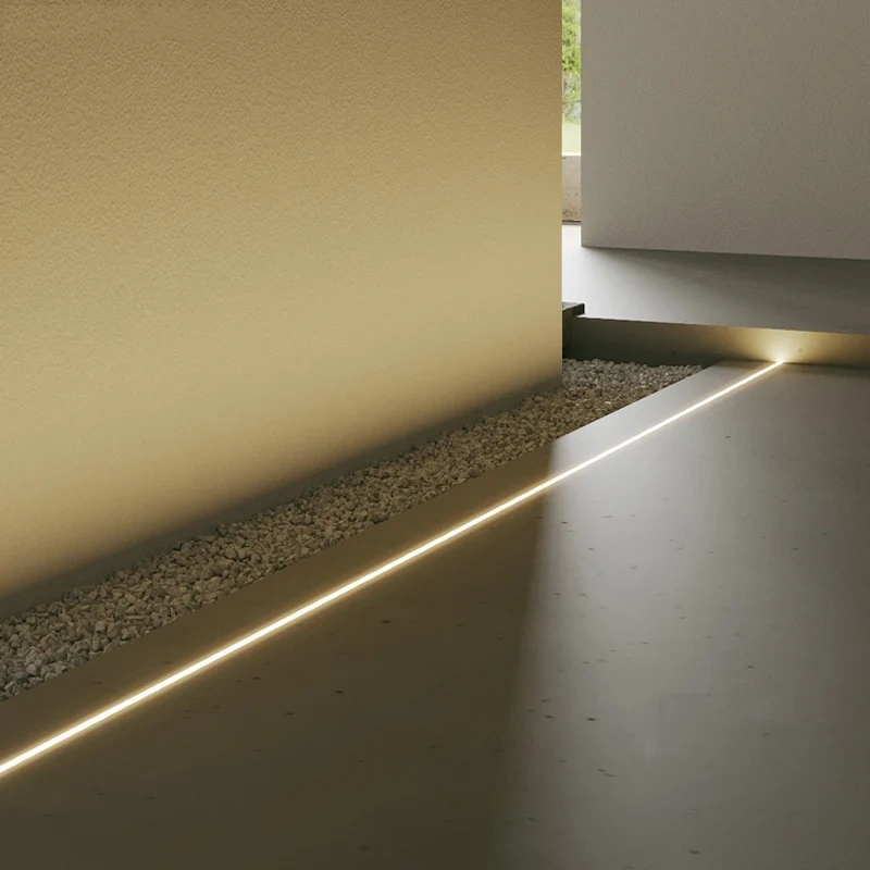 Led Aluminum Profile Recessed In The Floor Led Profile Aluminum Fixture Channel For Led Strip Lighting