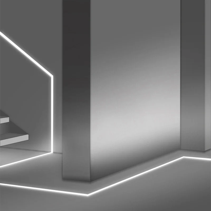 Led Aluminum Profile Recessed In The Floor Led Profile Aluminum Fixture Channel For Led Strip Lighting