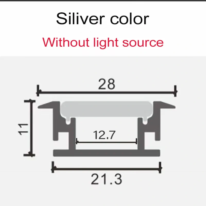 Led Aluminum Profile Recessed In The Floor Led Profile Aluminum Fixture Channel For Led Strip Lighting