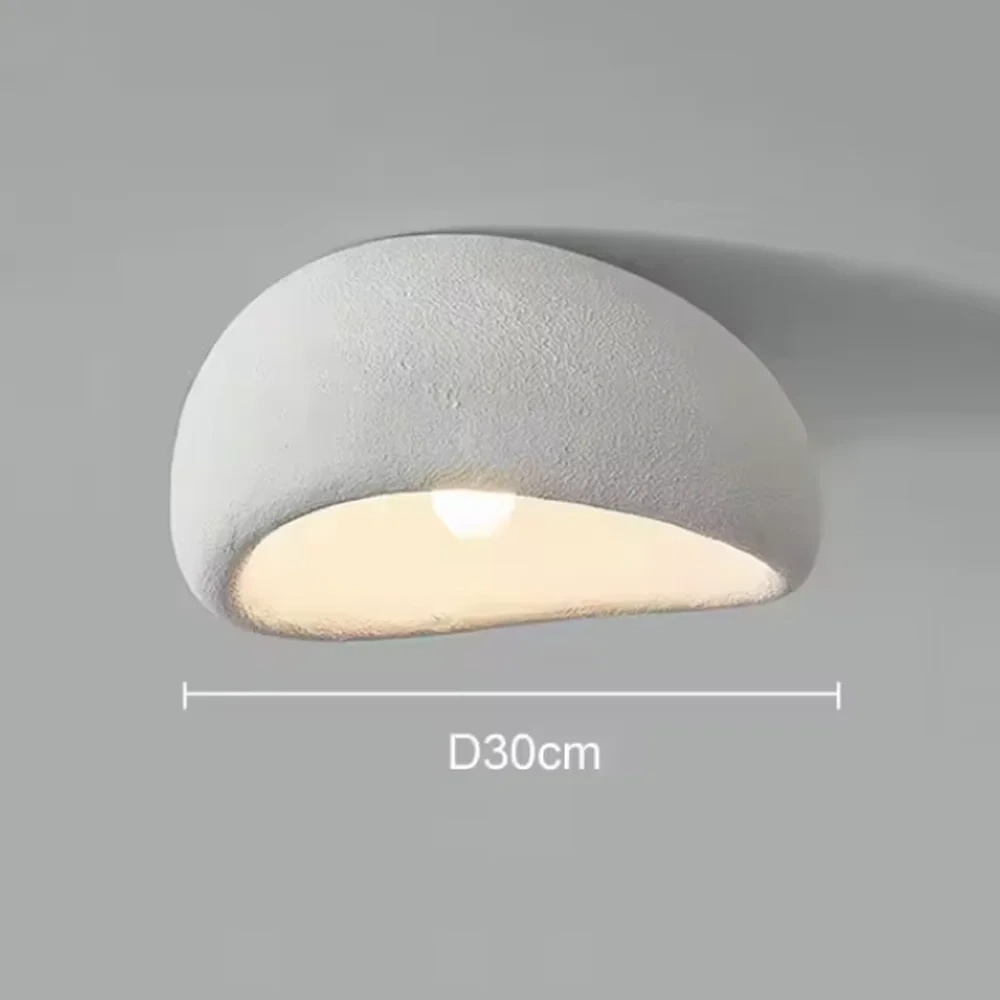 Nordic Wabi Sabi Led Ceiling Lamps Minimalist Ceiling Light for Living Room Modern Bedroom Home Decor Ceiling Chandelier Fixture