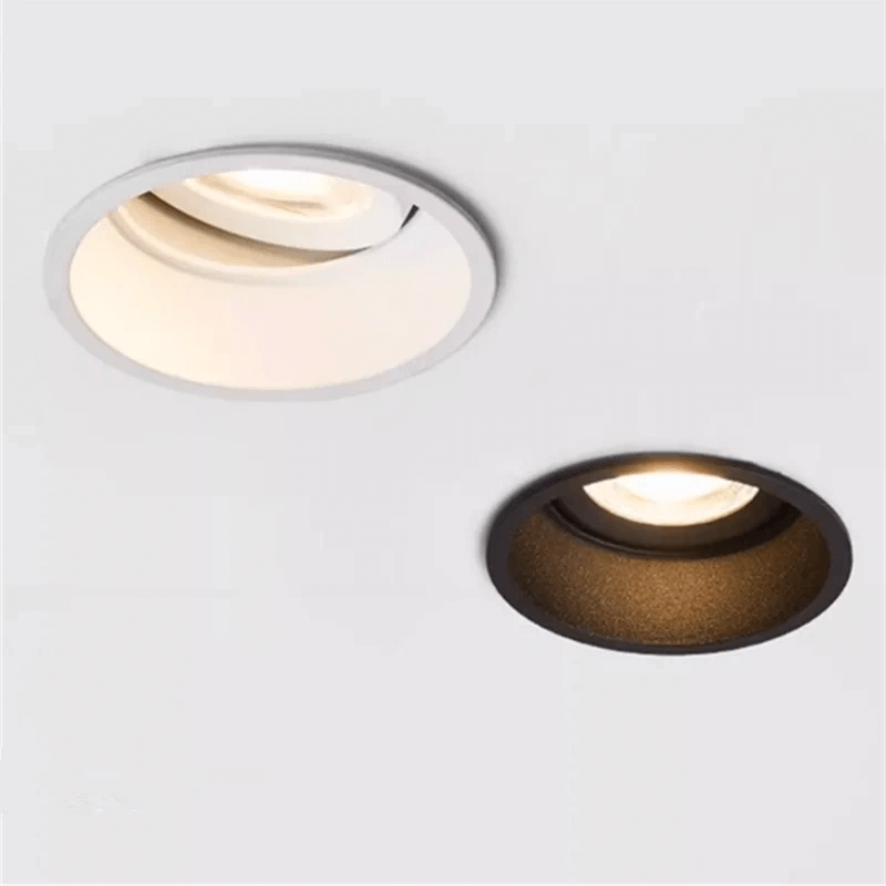 CRI 96 Recessed LED Downlight OSRAM Chip Anti Glare 7W9W12W15W18W20W24W Dimmable COB Ceiling Lamp Spot Lights AC90-260V For Home