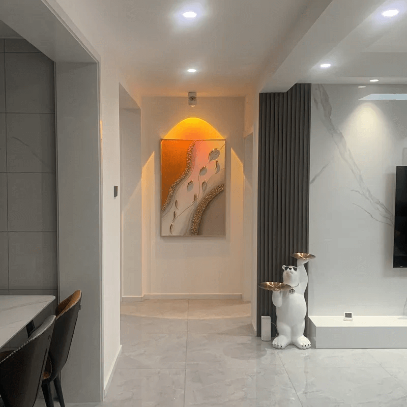 Sunset Spotlight Wall Washer Foldable 350°Rotating Living Room Entrance 220V Shapes of hills Sunset Lighting Ambience Lamps